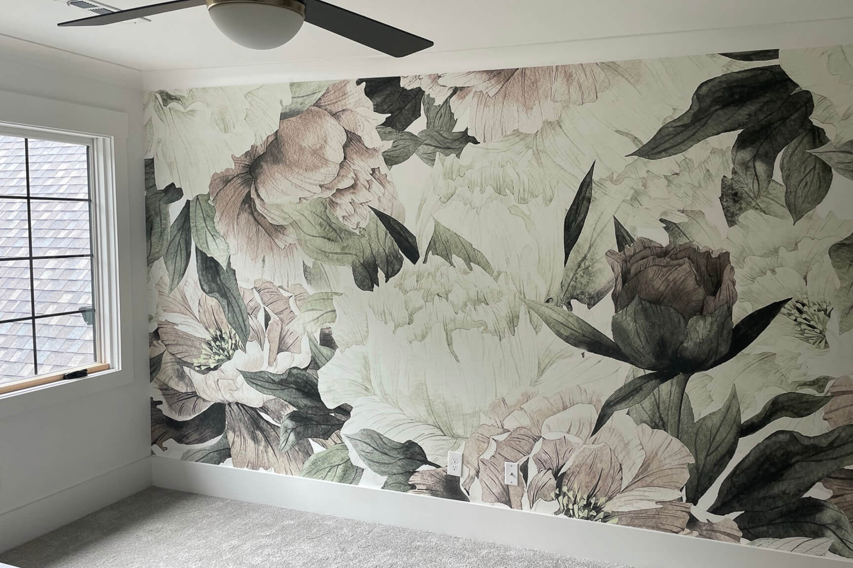 Floral Mural installed by Eleven Walls